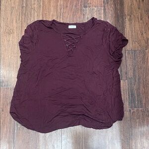 Maurice’s Women's Lace-Up Top